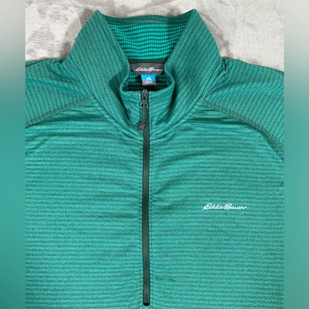 Eddie Bauer Men's High Route Grid Air‎ 1/4-Zip Sweater Sz XL